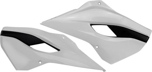 Acerbis radiator shroud- husky white fits: husqvarna tc 250,te 250,tc 125,fc 250