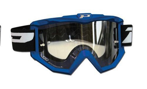 Race line goggles w/antiscratch lens blue