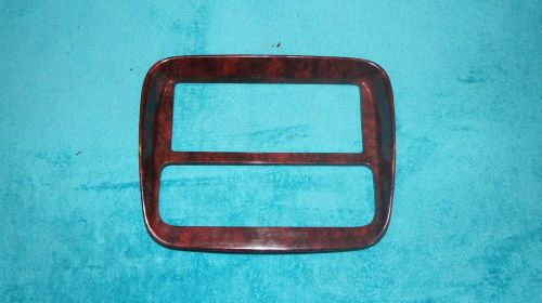 Radio dash bezel wood woodgrain trim control cover 96-00 chrysler sebring oem