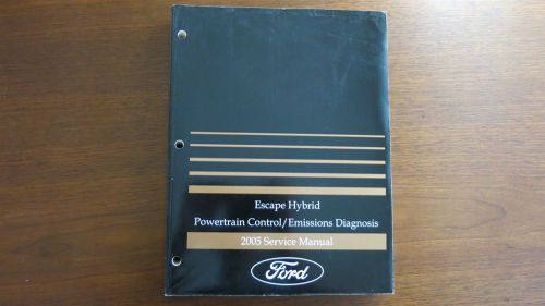 2005 ford escape hybrid powertrain control emissions diagnosis service manual