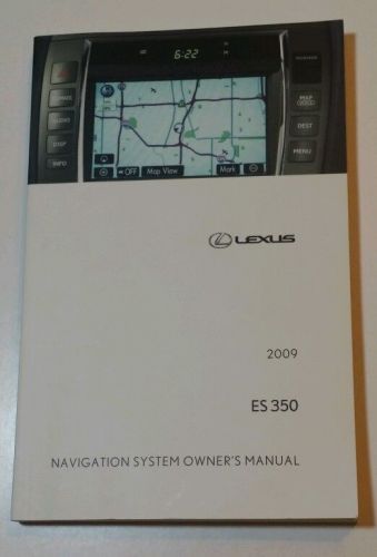 2009 lexus es 350 navigation system  owners manual user guide factory lexus part