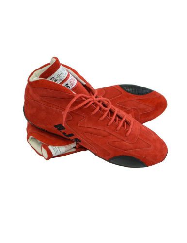 Rjs racing driving boots red sizes 8-16,racing mid top shoes