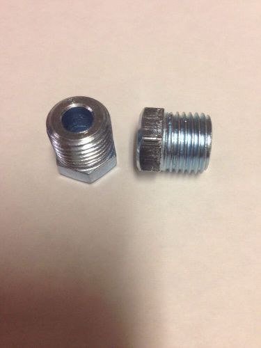 1/4&#034;-9/16&#034; x 18 tpi (blue) oversize steel brake tube nuts- 2 pcs