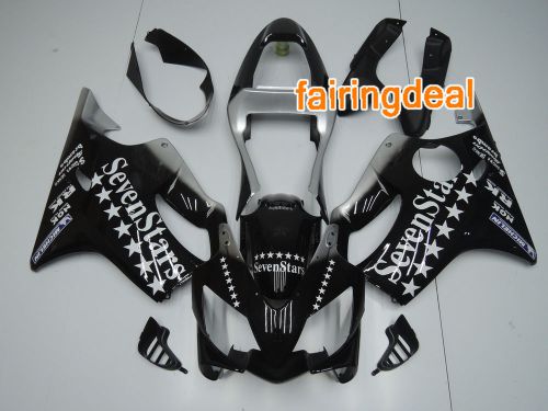 Injection grey black plastic fairing for honda 2001 2002 2003 cbr600 f4i j33