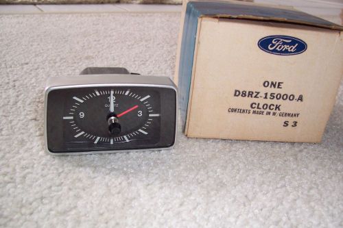 1977 1978 77 78 ford escort capri mk3 mk2 nos console clock original germany