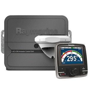 Raymarine ev-200 sail evolution autopilot &amp; raymarine t1 rotary 12v