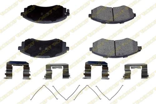 Monroe gx700 brake pad or shoe, front-monroe prosolution ceramic brake pad