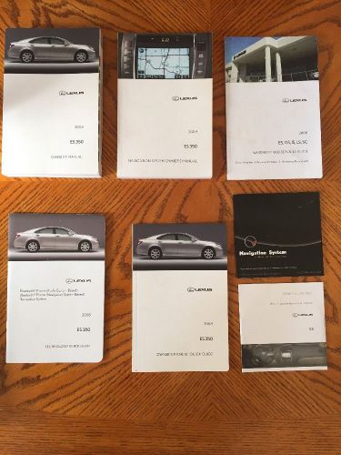 2008 lexus es350 owner&#039;s manual