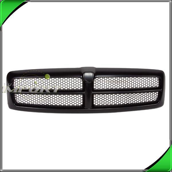 Front grille raw ch1200245 black honey comb grill 1999-2001 dodge ram 1500 sport