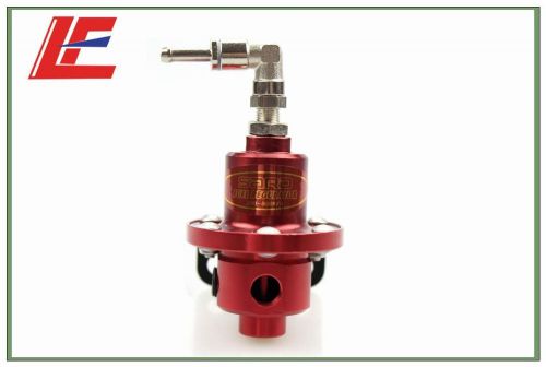 Universal sa*d adjustable car turbo fuel pressure regulator with gauge meter red