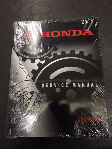 Honda cbr600rr service manual 2007 (new &amp; sealed)