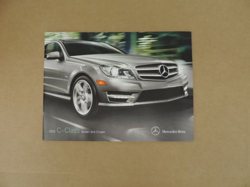 2012 mercedes benz c class sedan &amp; coupe c250 c300 c350 sales brochure catalog