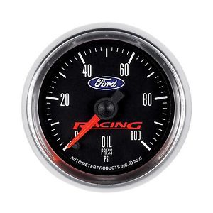Auto meter 880085 ford racing series; electric oil pressure gauge