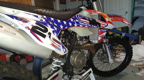 Ktm 2016 sfx sx custom mudflaps graphic kits decal salute to veterans