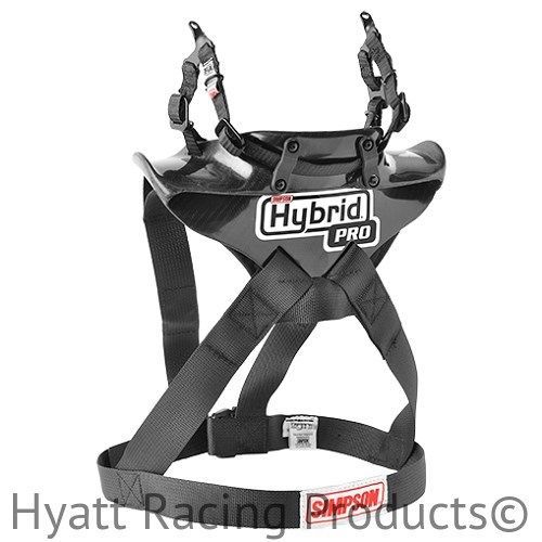 Simpson hybrid pro lite head &amp; neck restraint - fia approved / all sizes