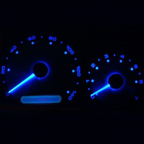 Dash instrument cluster gauge blue led lights upgrade kit fits 98-02 chevy prizm