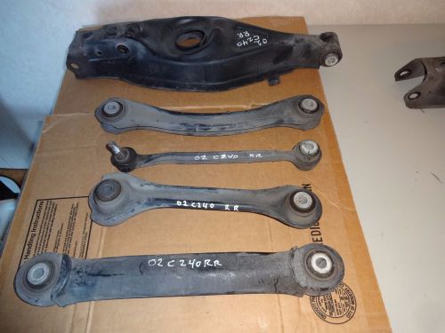 Mercedes benz c240 w203 oem rear right side upper lower spindle bar control arms
