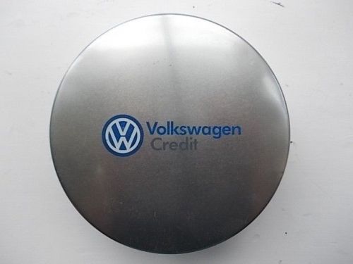 Vw dealer original genuine volkswagen credit 8&#034; diameter tin can