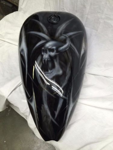 Custom painted chopper/ bobber /motorcycle tank, ready to ship