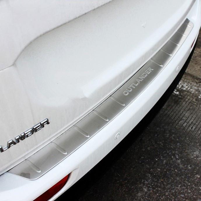 Rear bumper protector sill plate cover for mitsubishi outlander 2013 2014 new 