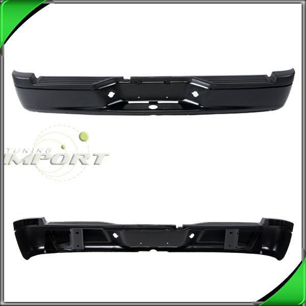 05-10 dodge dakota 06-09 mits raider pickup bk rear step bumper w/ black pad new