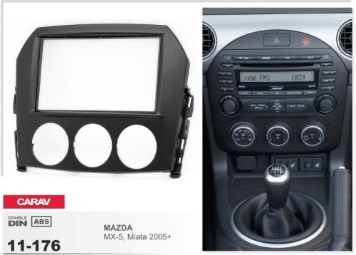 Carav 11-176 2din car radio dash kit panel for mazda mx-5, miata 2005+