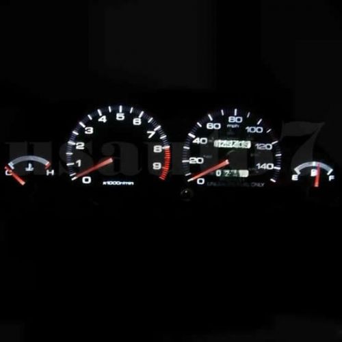 Dash instrument cluster gauge white smd led lights kit fits 94-01 acura integra