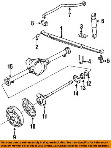 Jeep oem j5352863 rear suspension-shackle