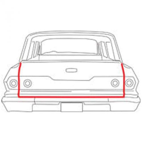 Full size chevy weatherstrip, wagon, on body, molded ends, 1961-1964