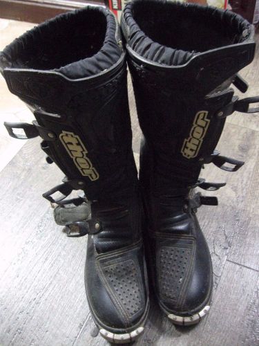 Thor racing t-20 riding boots size 9 mx motocross dirt bike atv quad