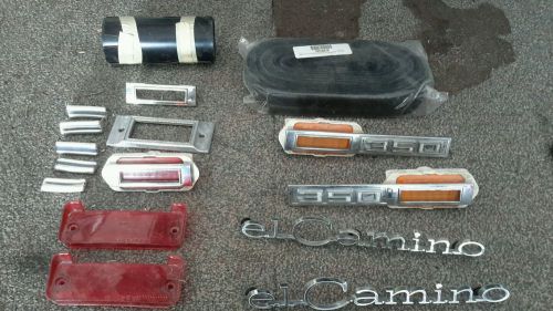 1969 el camino parts lot nr emblem bezel park