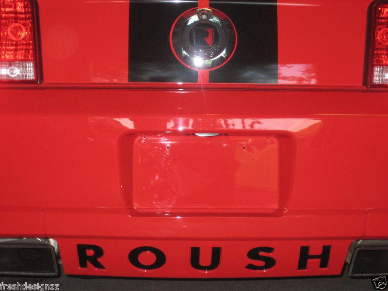 Ford mustang roush rear bumper insert decals 05 06 07 08 09