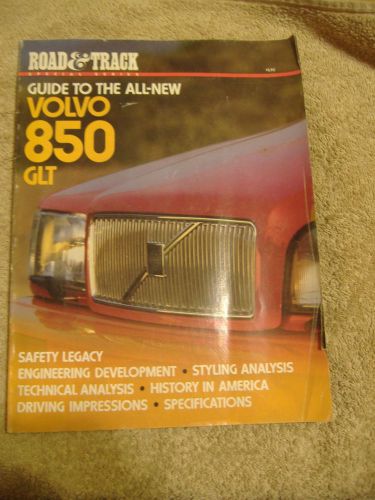 Volvo 850 glt road &amp; track special magazine