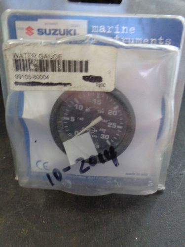 Suzuki outboard parts 2” water pressure gauge (30psi) - black 99105-80004