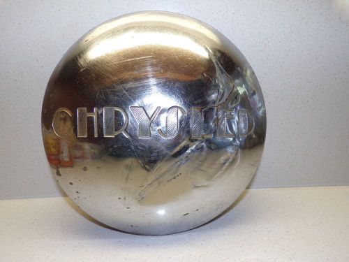 Vtg antique 1934-36 chrysler art deco wheel center hub cap dog dish man cave
