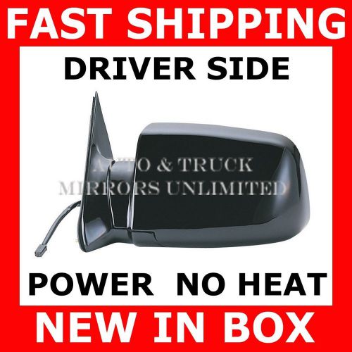 New mirror chevy gmc truck driver left side power