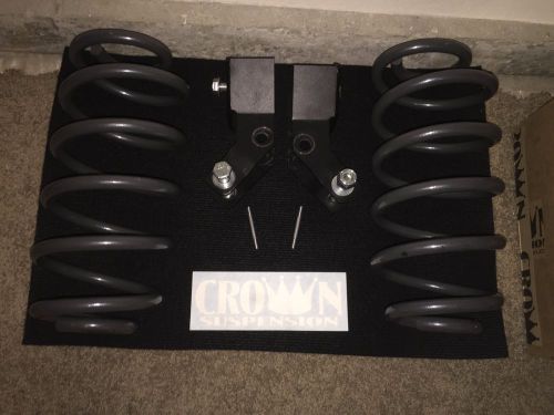 Crown suspension 2015-2016 tahoe escalade 2&#034; lowering rear coil spring shock kit