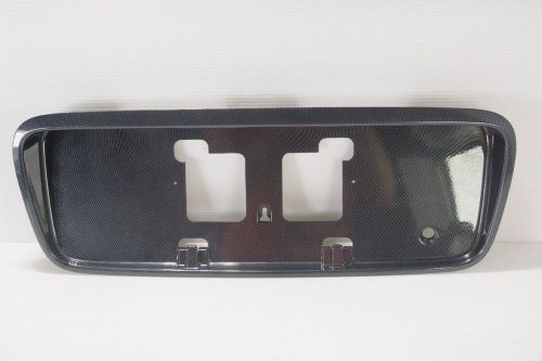 Jdm honda civic type r ek9 ek4 carbon look rear license number plate base e34