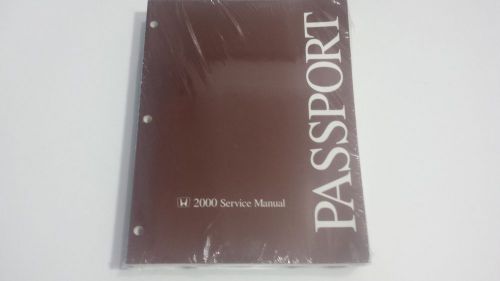 2000 honda passport service manual