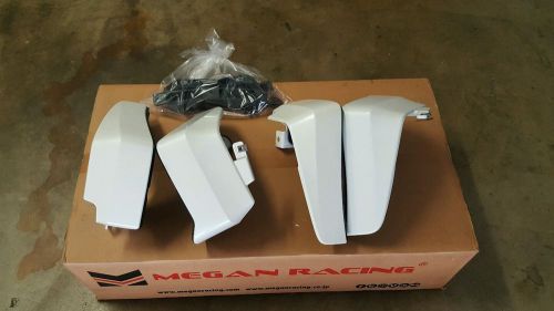 Acura tlx oem white front and rear mud guards bellanova white pearl