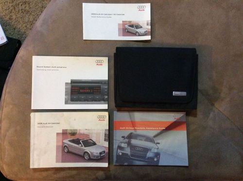 Used 2009 audi a4 convertible owners manuals