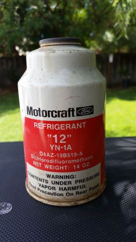 R12, motorcraft ford , refrigerant 12, refrigeration, a/c, gas, 14 oz.