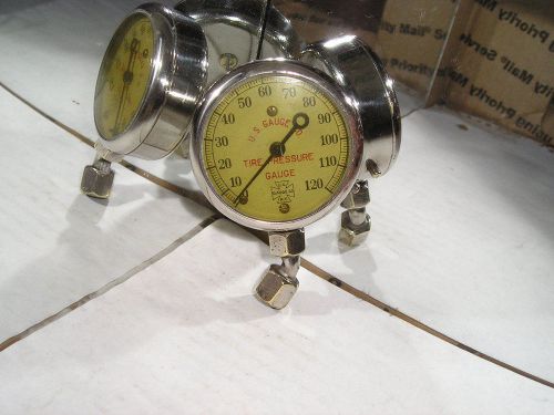 Antique 1924 high pressure us tire gauge packard cadillac buick truck motorcycle