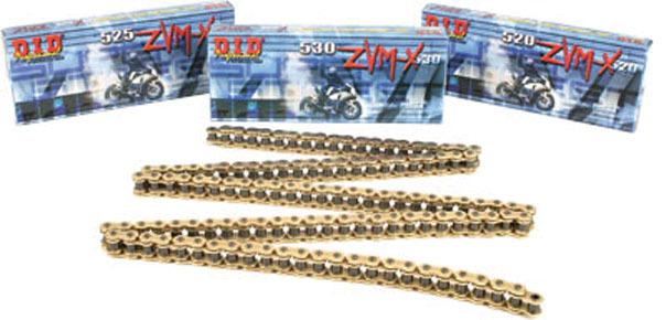 Did chain 520 zvm-x series super street x-ring chain 120 links gold universal