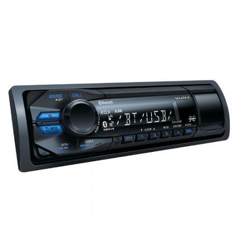 Sony dsx-m55bt single din siriusxm ready bluetooth digital media marine stereo