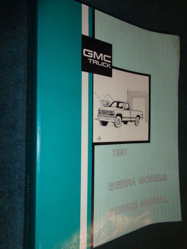 1991 gmc truck shop manual / original g.m. book / c/k series1500-3500