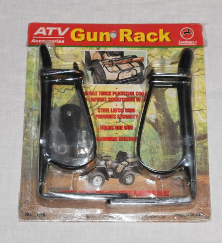 San angelo atv single firearm steel latch ring gun rack - 11526