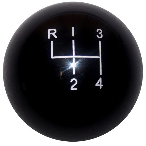 Black 4 speed lke hurst shift knob 3/8-16 thd