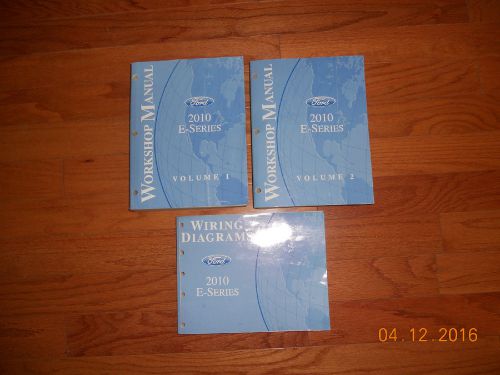 Oem 2010 ford e-series econoline service repair shop manual  vol 1 &amp; 2 &amp; wiring