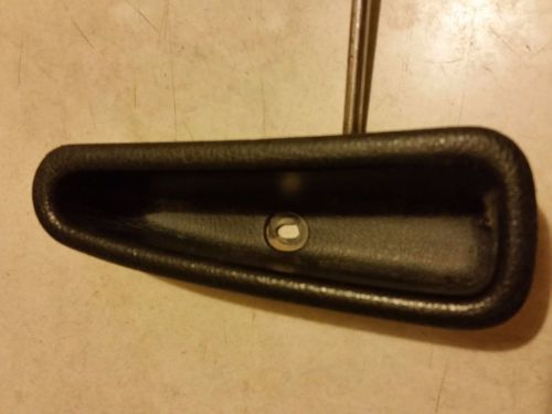 88-91 honda crx door panel pull pocket cup pouch right passenger black oem